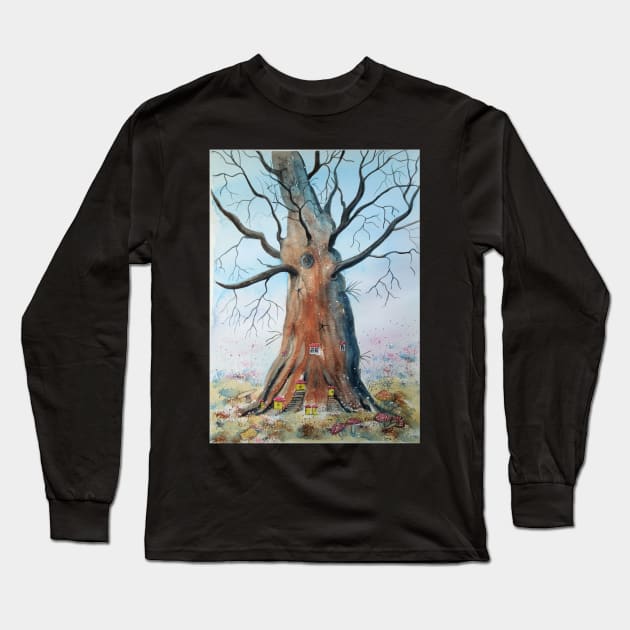 The Faerie Tree Long Sleeve T-Shirt by FrancesArt